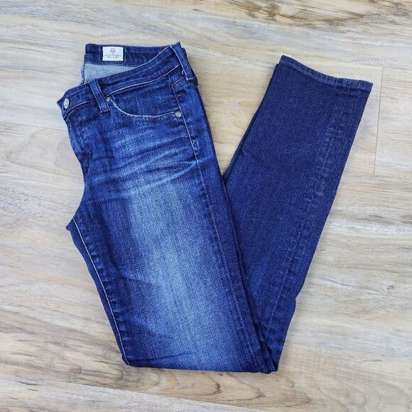 🔹️Adriano Goldschmied Blue Stilt Cigarette Jeans Size 4/27 Regular - Picture 3 of 13